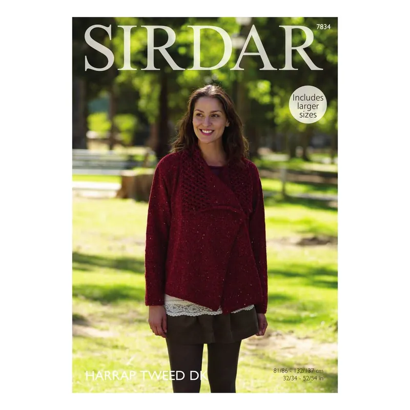 Sirdar Harrap Tweed Jacket Digital Pattern 7834 Luxury