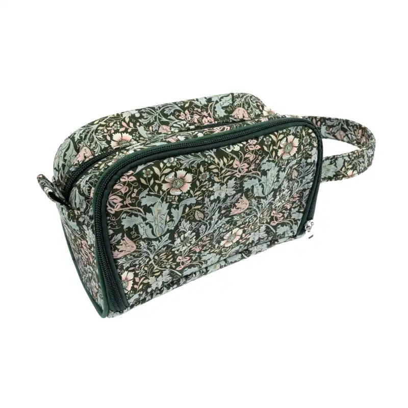 Free Shipping Floral Wood Block Crochet Bag