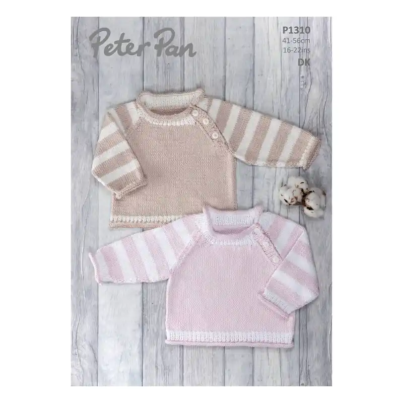 Certified Peter Pan Baby Cotton Jumper Digital Pattern P1310