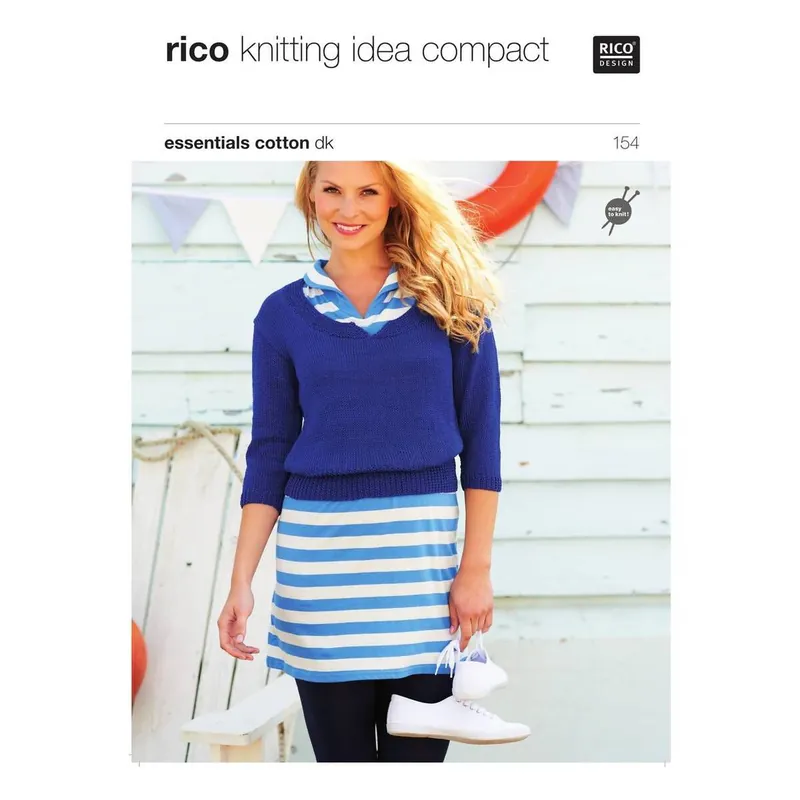 Bargain Rico Essentials Cotton DK Top Digital Pattern 154