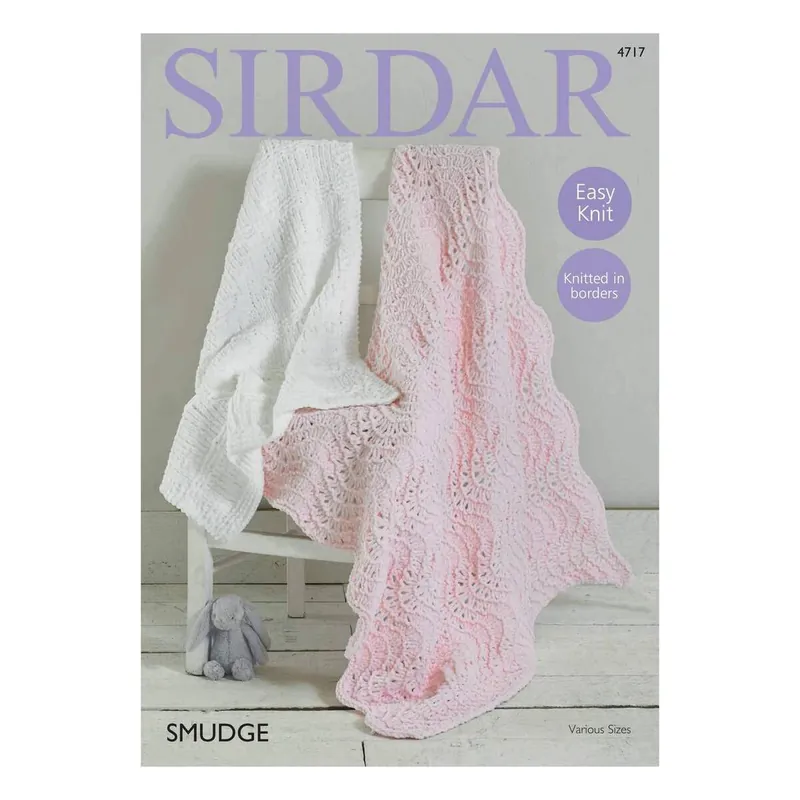 Sirdar Smudge Blankets Digital Pattern 4717 Grab Now