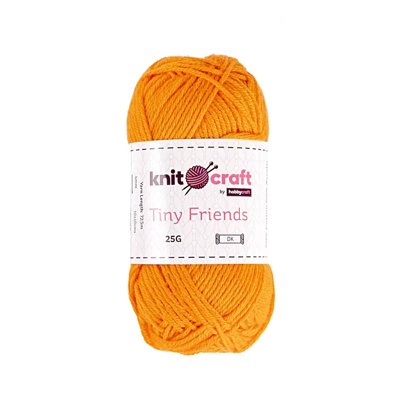 Knitcraft Tangerine Tiny Friends Yarn 25g While Supplies Last