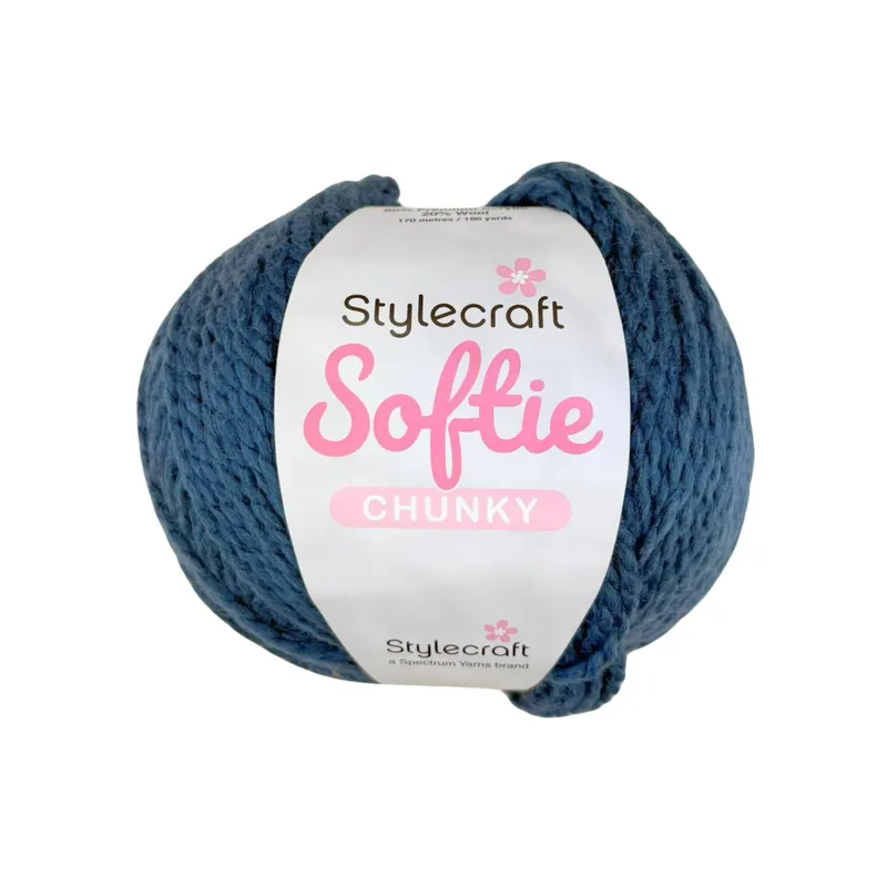 Crafted Stylecraft Indigo Softie Chunky 100g