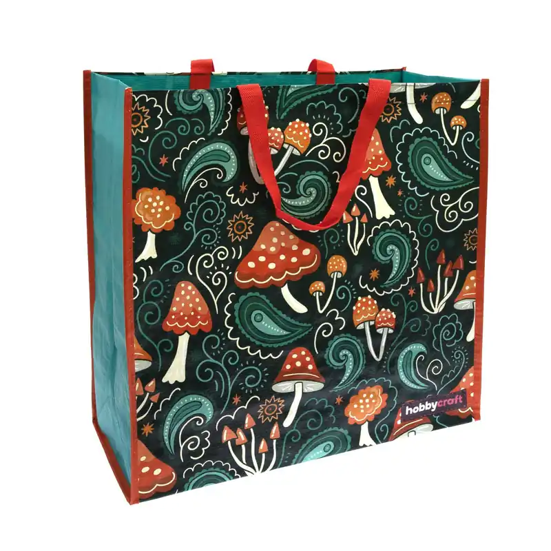 Toadstool Woven Bag for Life Crafted