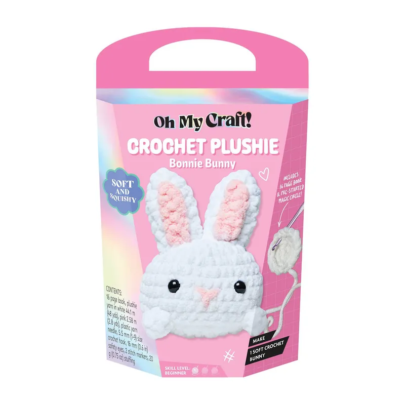 Oh My Craft Bonnie Bunny Crochet Plushie Kit Weekend Sale