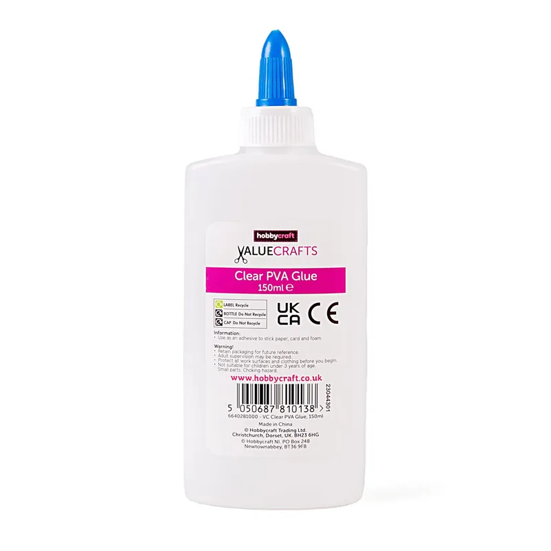 Shop Now Valuecrafts Clear PVA Glue 150ml