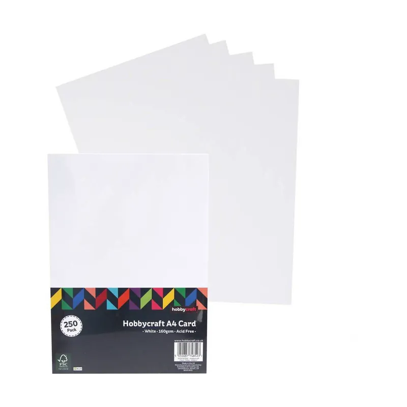 White Card A4 250 Pack Super Sale