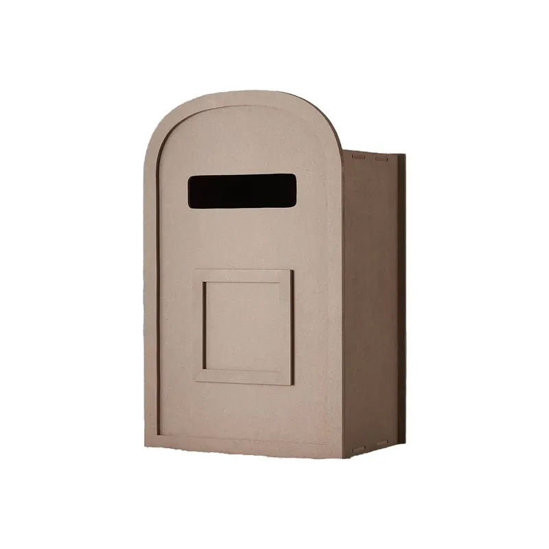 Wooden Post Box 48cm Low Price
