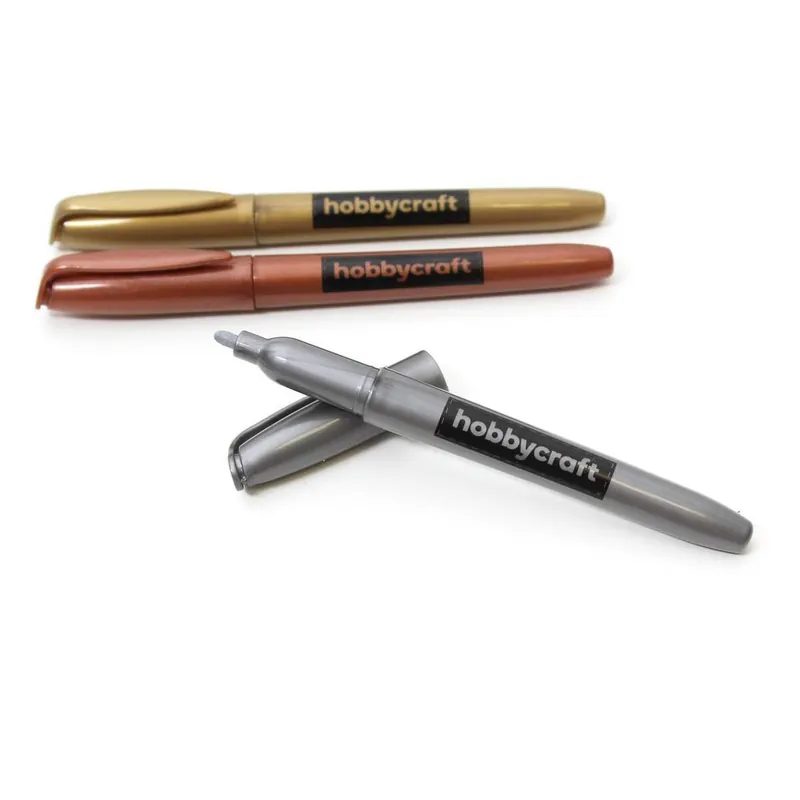 Hot Deal Metallic Marker Pen 3 Pack