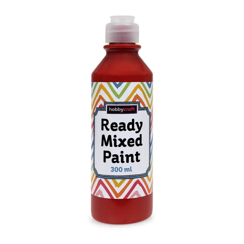 Red Ready Mixed Paint 300ml Instant Buy