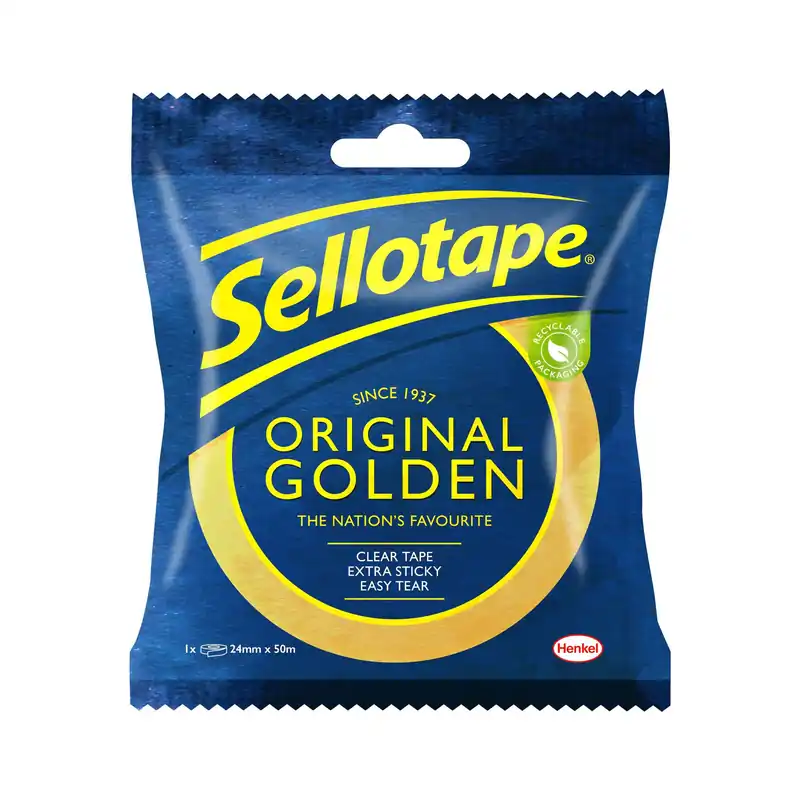 Professional Grade Sellotape Original Clear Tape 24mm x 50m