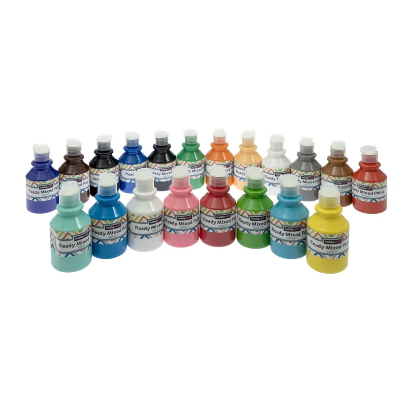 Assorted Ready Mixed Paint 150ml 20 Pack Place Order