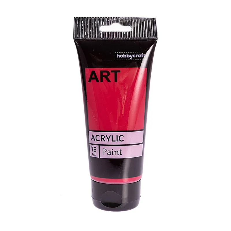 Next Day Delivery Blood Red Art Acrylic Paint 75ml