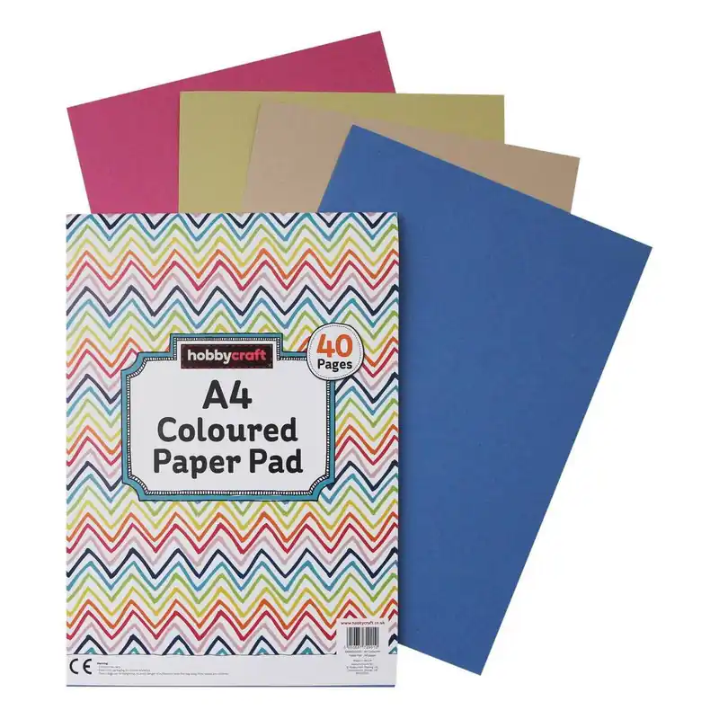 Coloured Paper Pad A4 Same Day Shipping