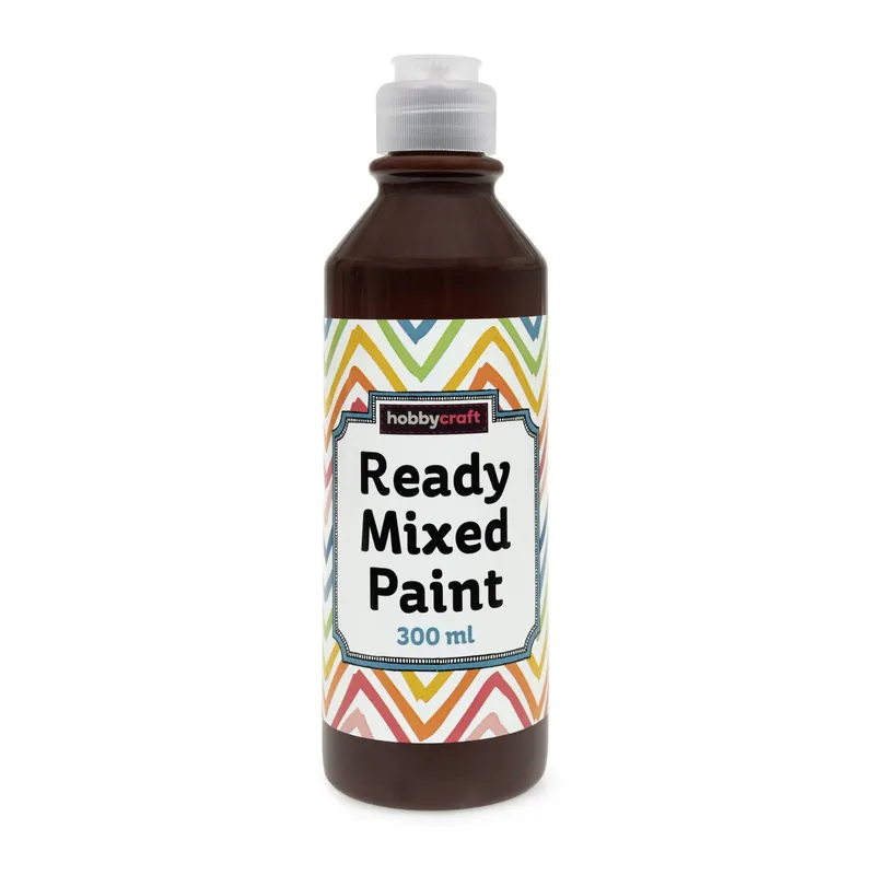 Brown Ready Mixed Paint 300ml No Minimum Order