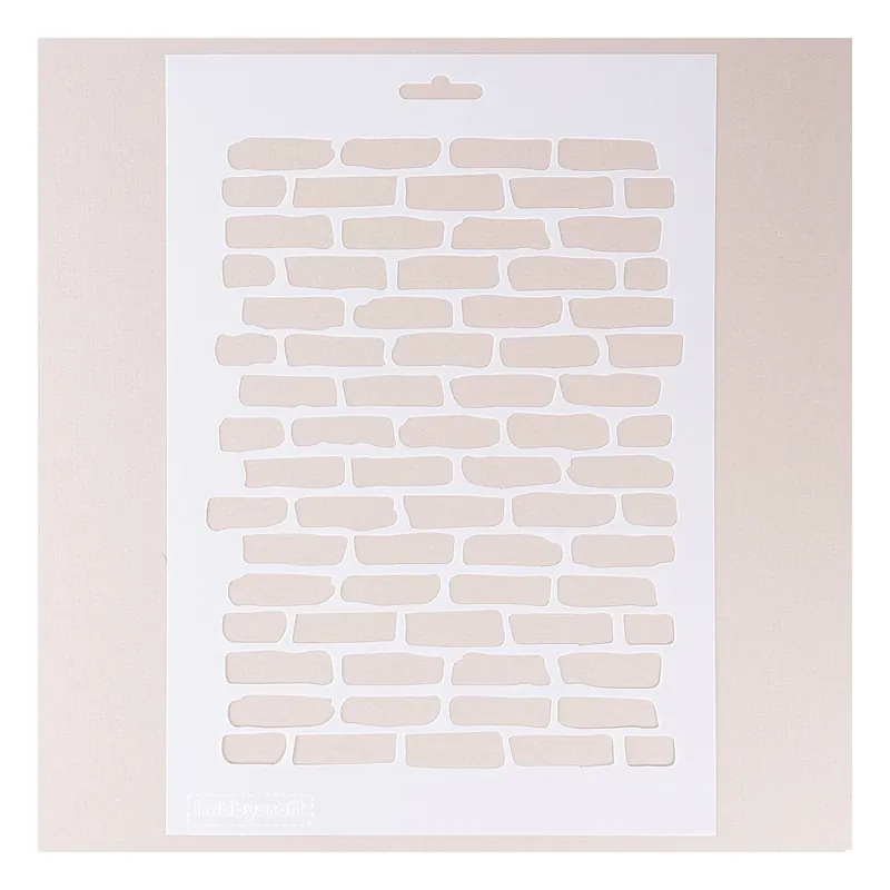 Luxury Brick Work Stencil 21cm x 29cm