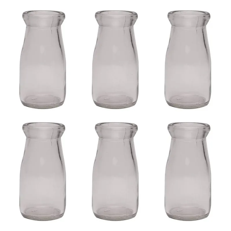 Special Offer Glass Milk Bottle 100ml 6 Pack