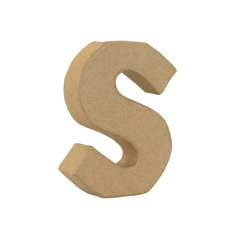Lowercase Mini Mache Letter S Factory Price