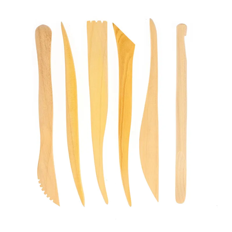 Wooden Modelling Tool Set 6 Pack Latest