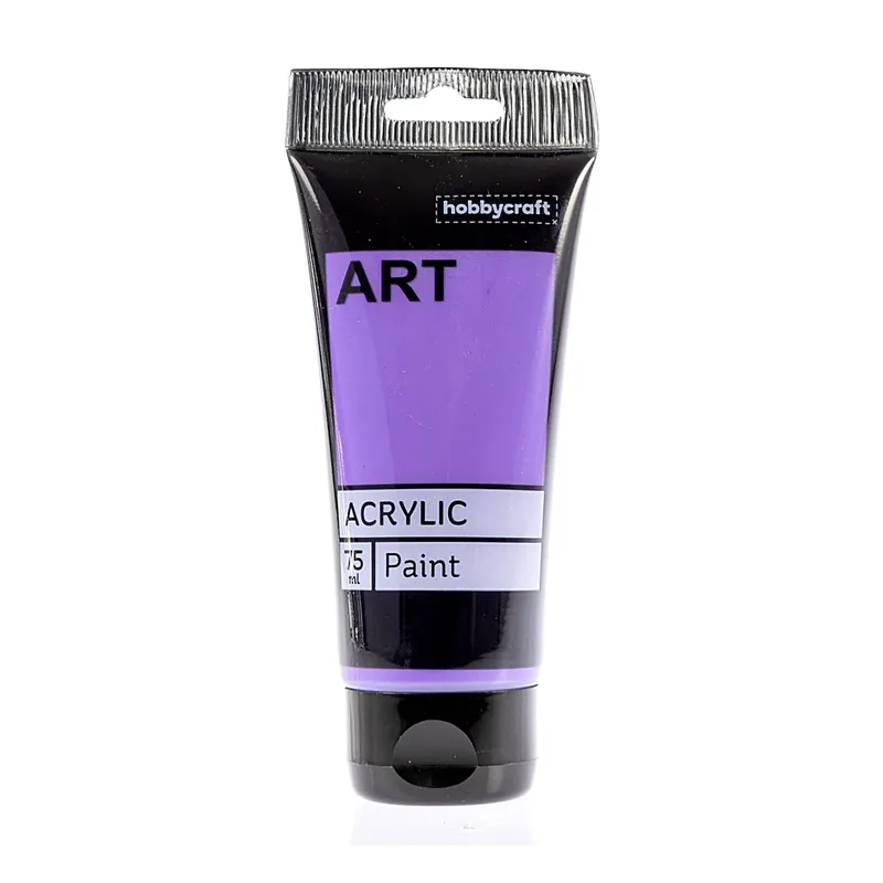 Warranty Included Purple Art Acrylic Paint 75ml