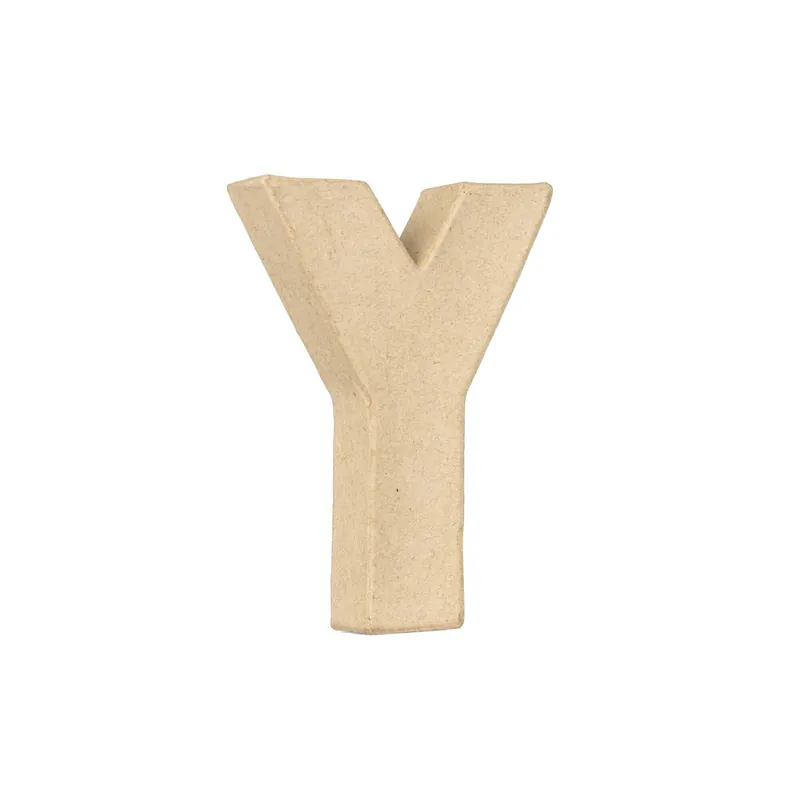 Exclusive Mini Mache Letter Y 10cm
