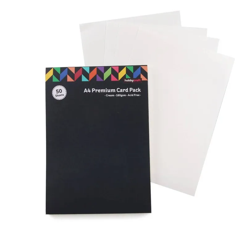 Don’t Miss Out Premium Cream Card A4 50 Pack
