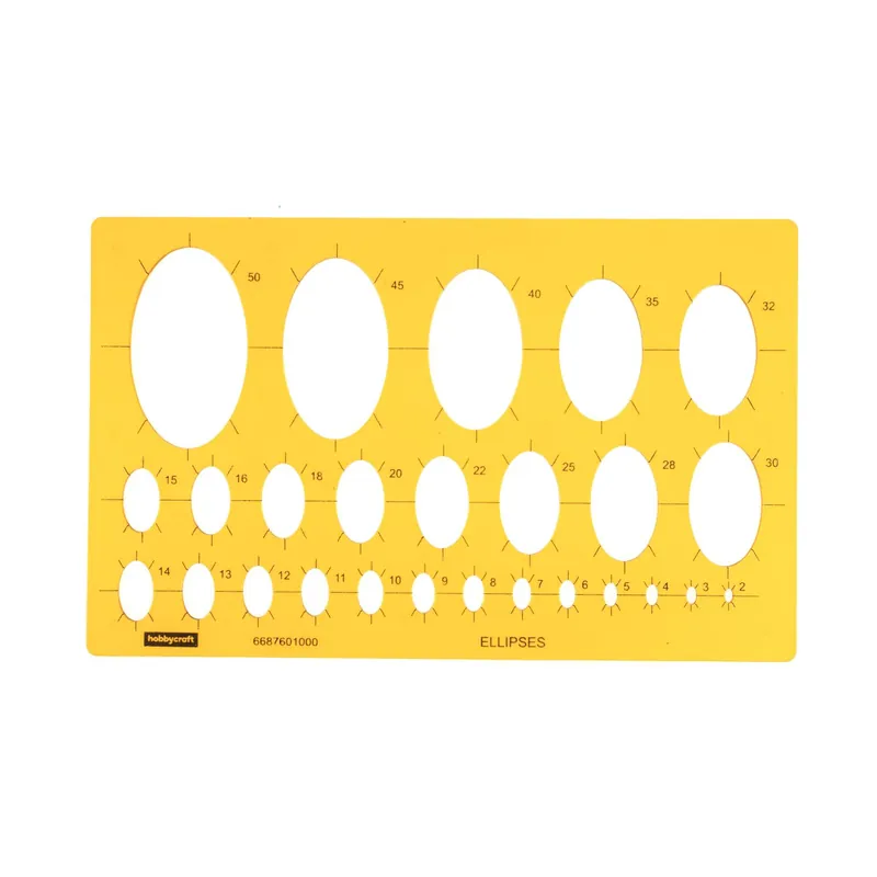 Cheap Ellipse Template