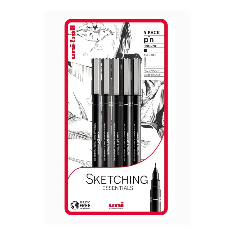 Uni-ball PIN Sketching Fineliners 5 Pack Trending