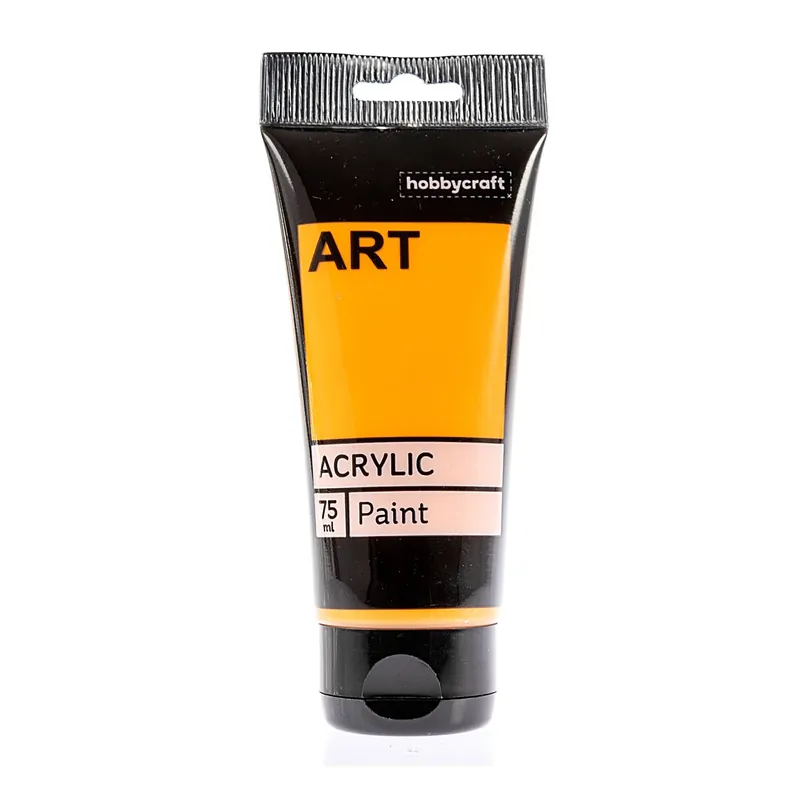 Hot Deal Light Orange Art Acrylic Paint 75ml