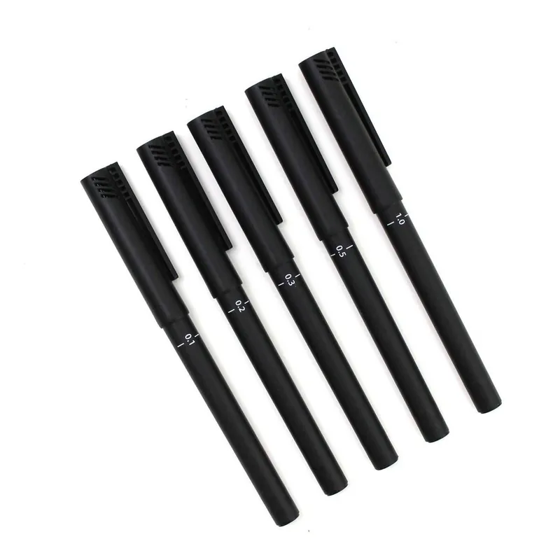 Clearance Black Fineliners 5 Pack