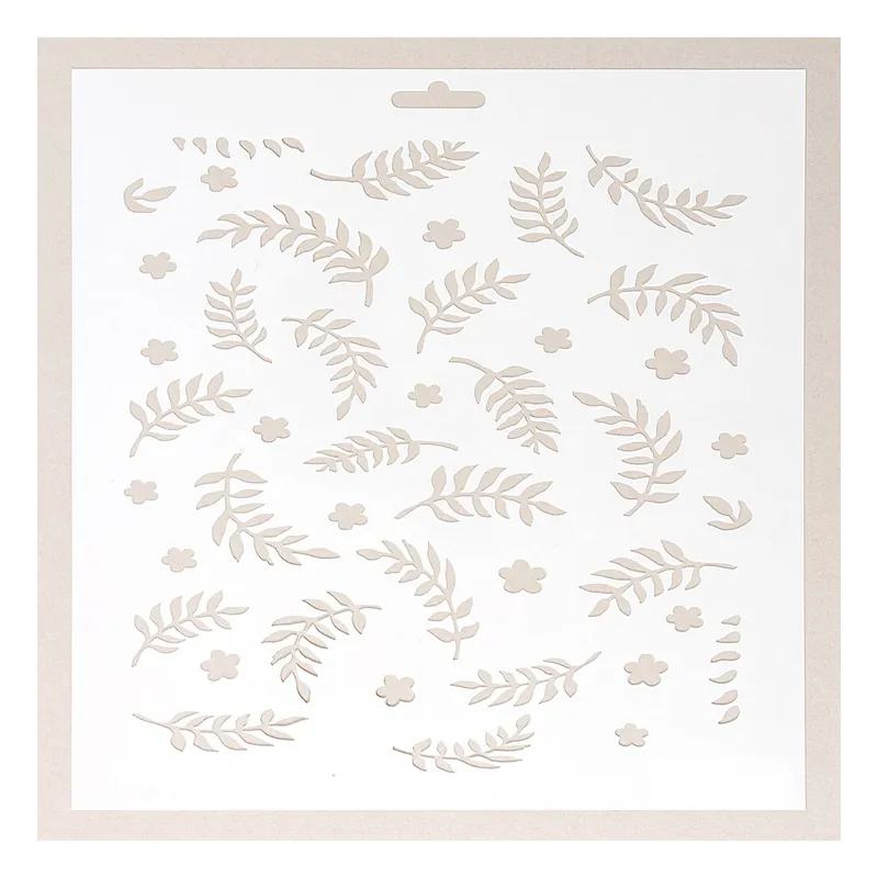 Flower Leaf Stencil 25cm x 25cm Must Have