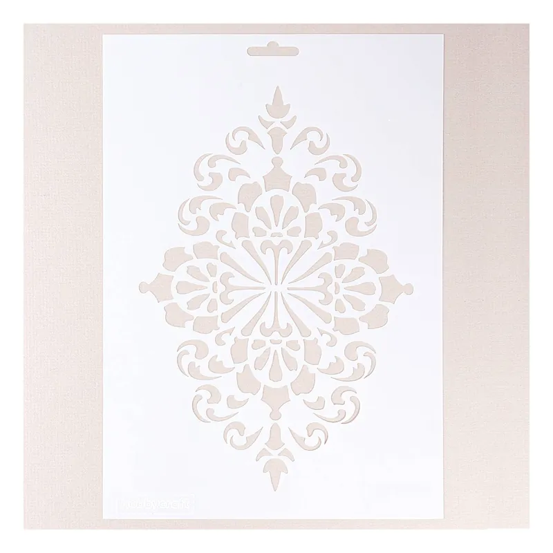 Floral Décor Stencil 21cm x 29cm Wholesale