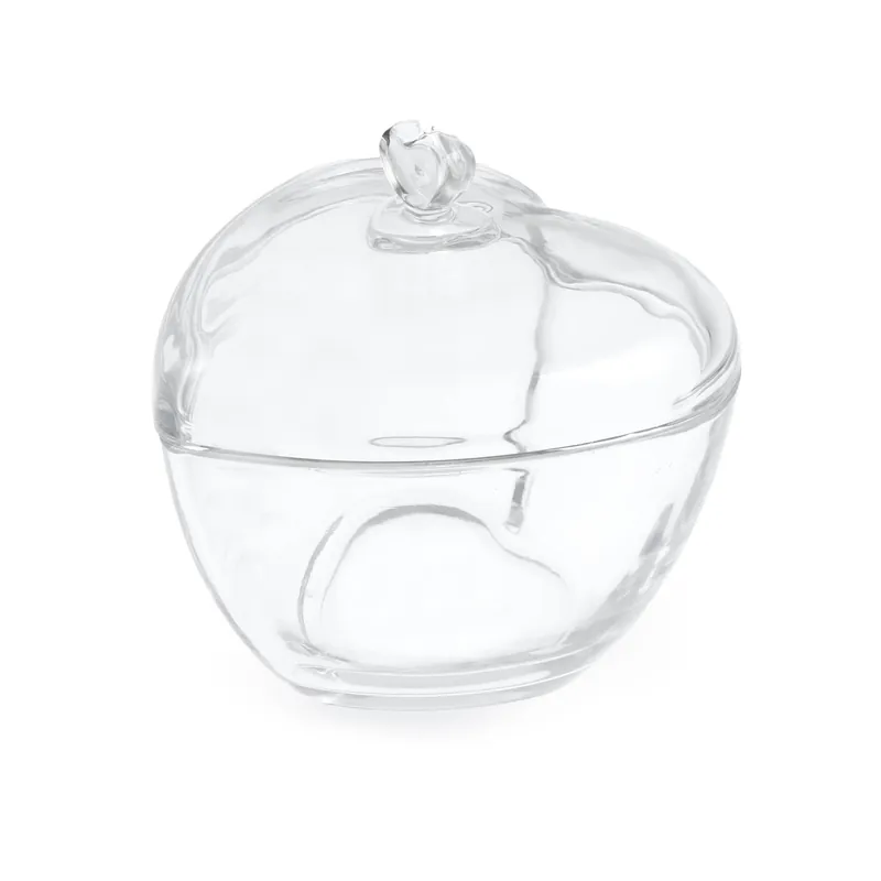 Editor’s Pick Heart Glass Bowl with Lid 17cm