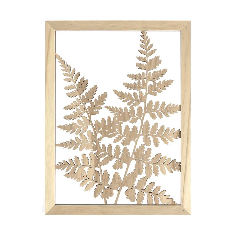 Fern Wooden Cut-Out Wall Decoration 30cm x 40cm Shop Now