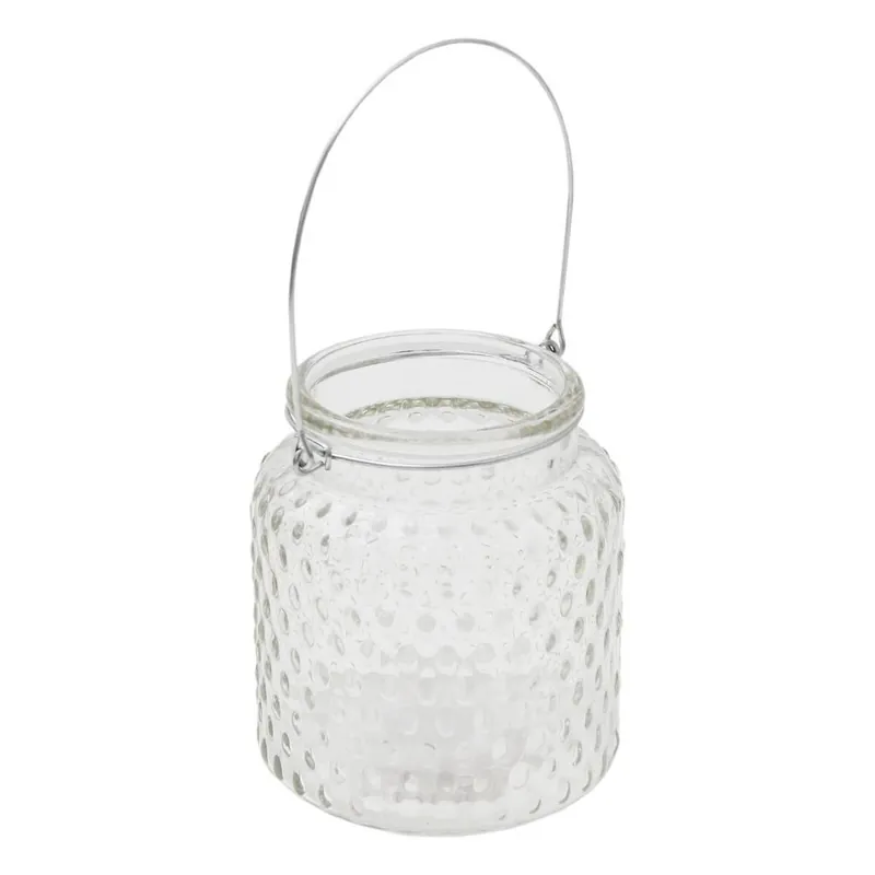 Same Day Shipping Glass Vase with Handle 9cm x 10cm