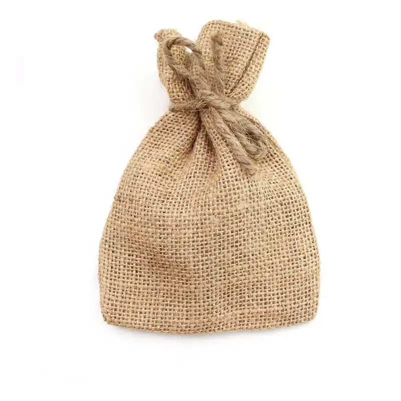 Bulk Order Natural Jute Bags 10 Pack