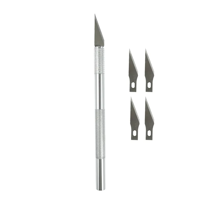 Craft Knife and 5 Replacement Blades High Quality