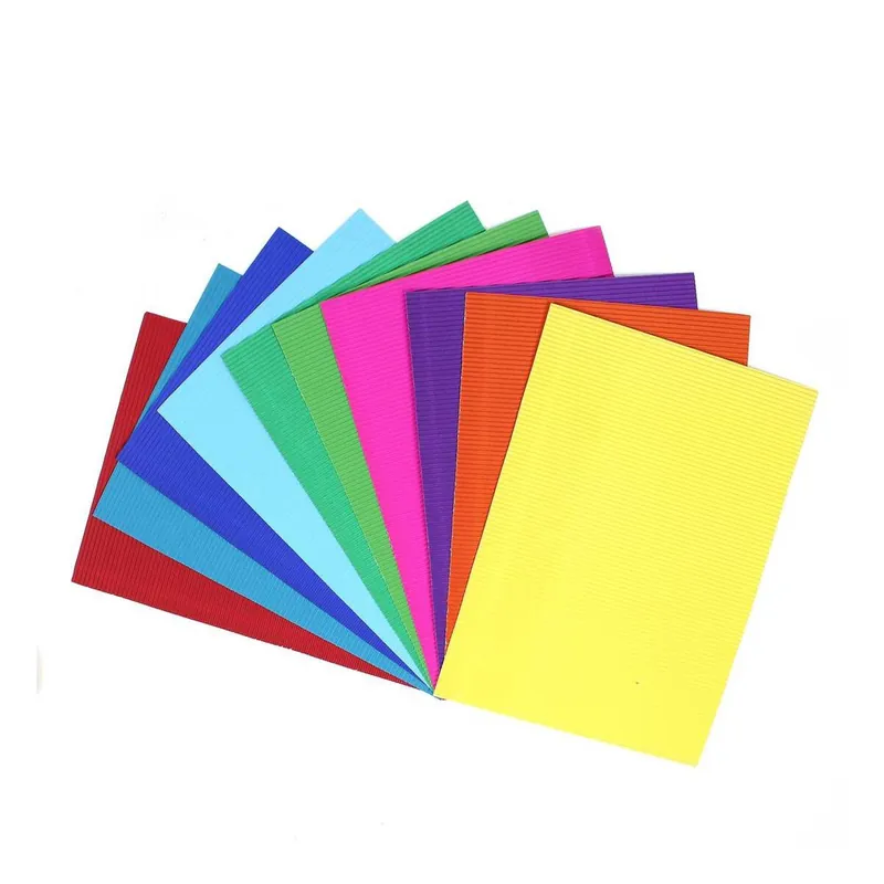 Sale Corrugated Coloured Paper A4 10 Pack