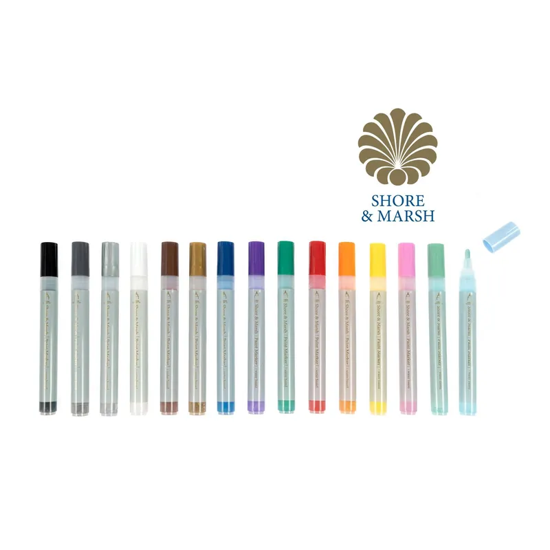 Top Rated Shore & Marsh Assorted Paint Markers 15 Pack