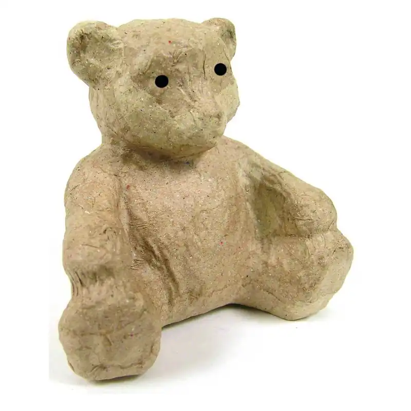 Decopatch Mache Teddy Bear 7.5cm Money Back Guarantee