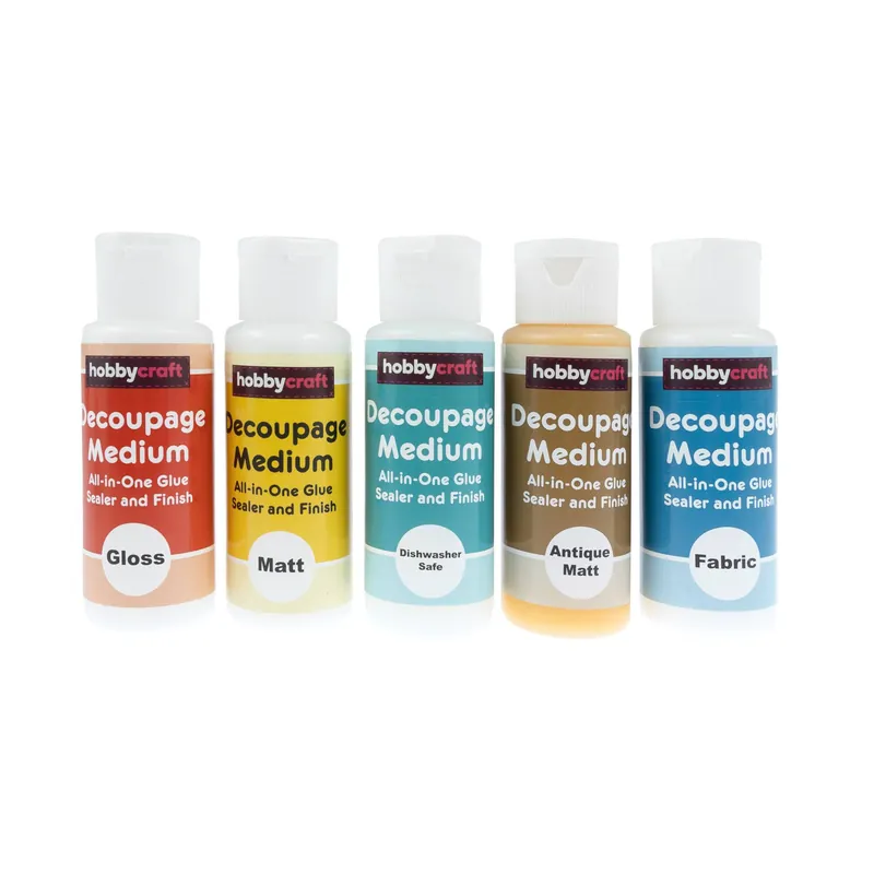 Decoupage Medium Starter Set 59ml 5 Pack Handmade