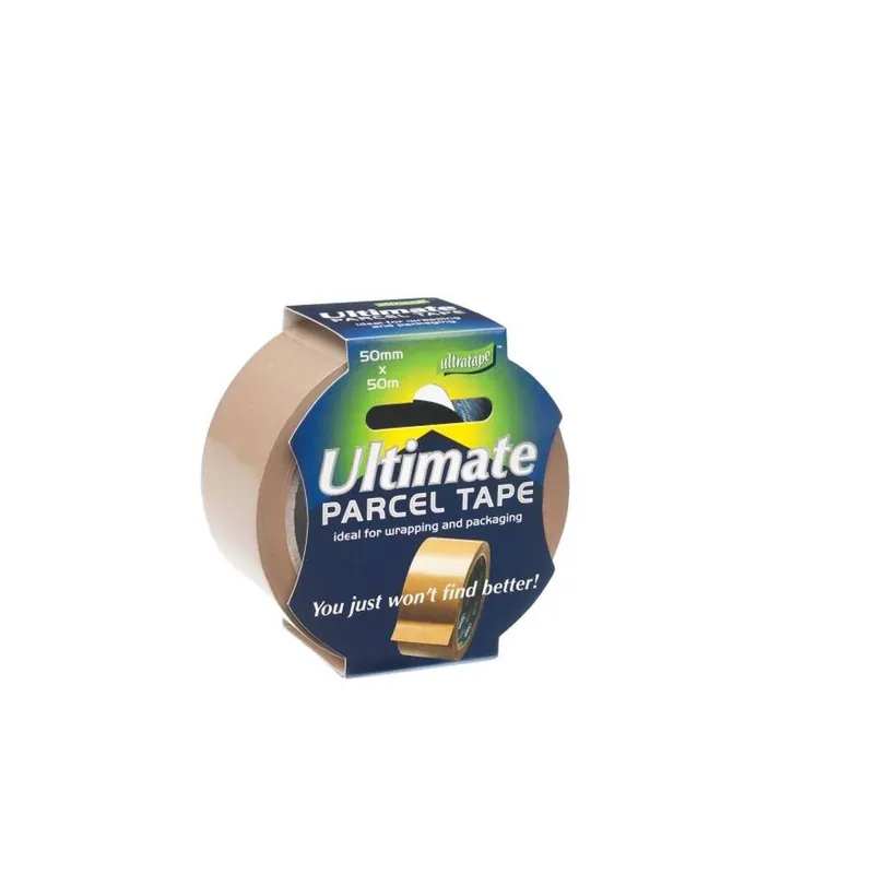 Grab Now Brown Vinyl Parcel Tape 50m