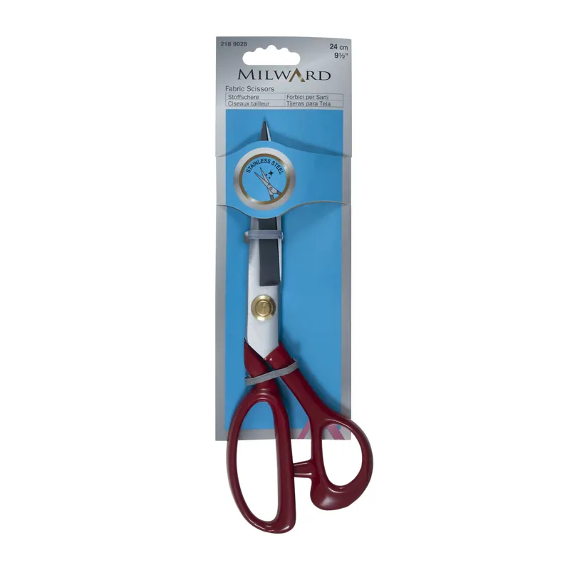 Get Yours Milward Red Fabric Scissors 24cm