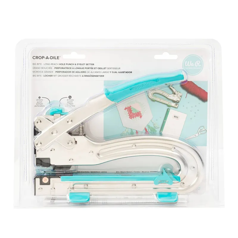 Factory Price We R Makers Crop-A-Dile Big Bite Punch and Eyelet Setter