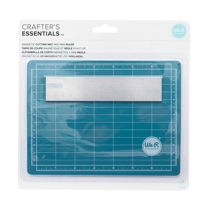 Fresh Stock We R Makers Magnetic Cutting Mat and Mini Ruler