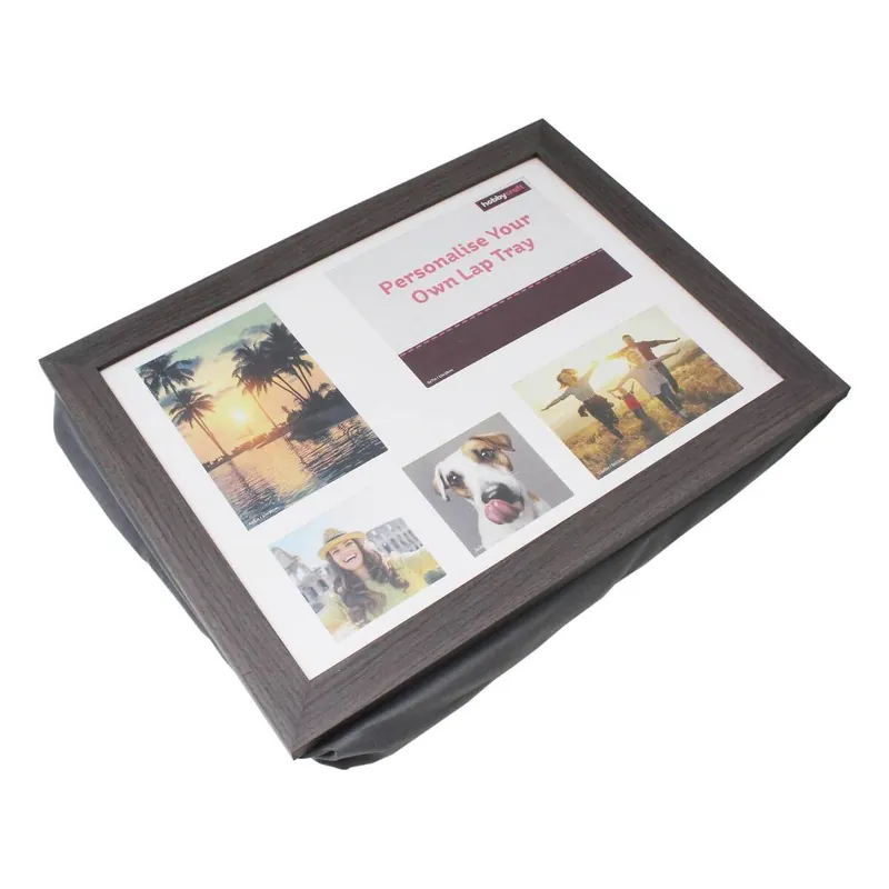 Personalisable Grey Lap Tray Wholesale