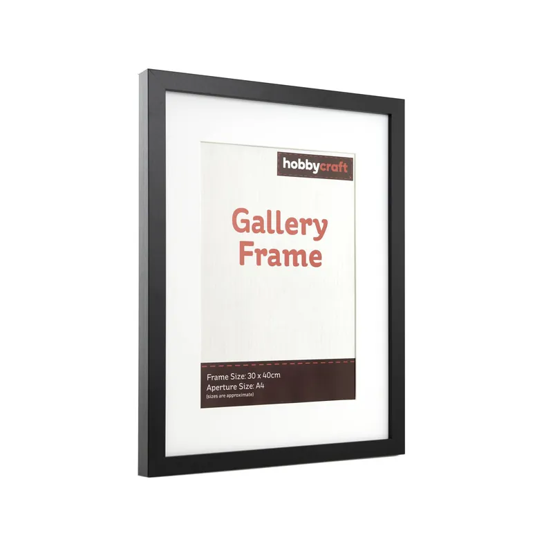 Black Gallery Frame 30cm x 40cm Buy Direct