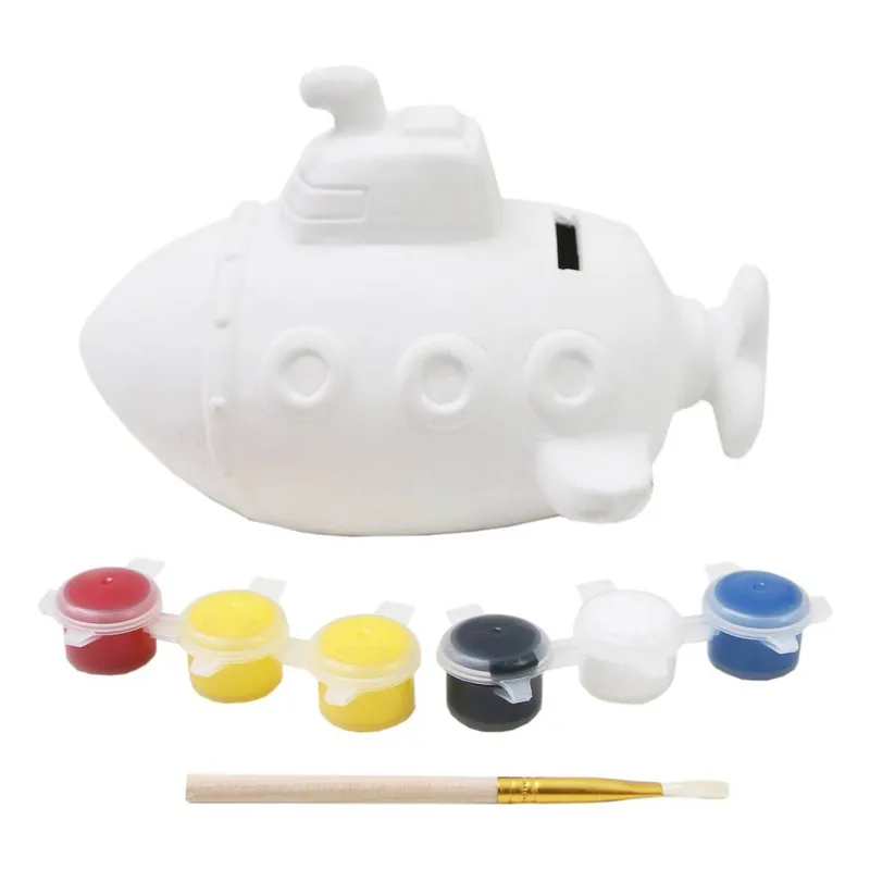 Markdown Paint Your Own Submarine Money Box