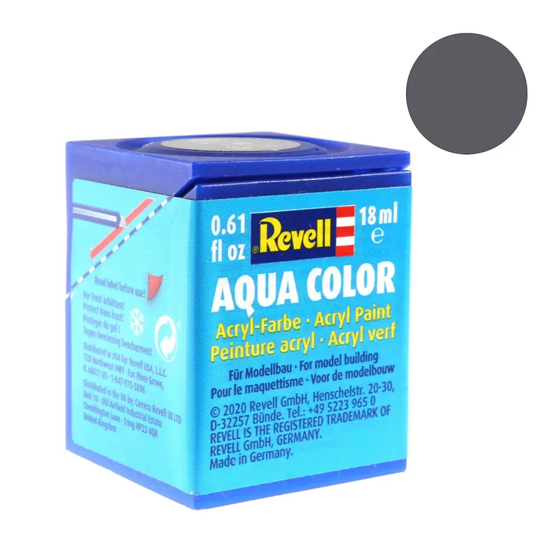 Revell Steel Metallic Aqua Colour Acrylic Paint 18ml (191) Fan Favorite