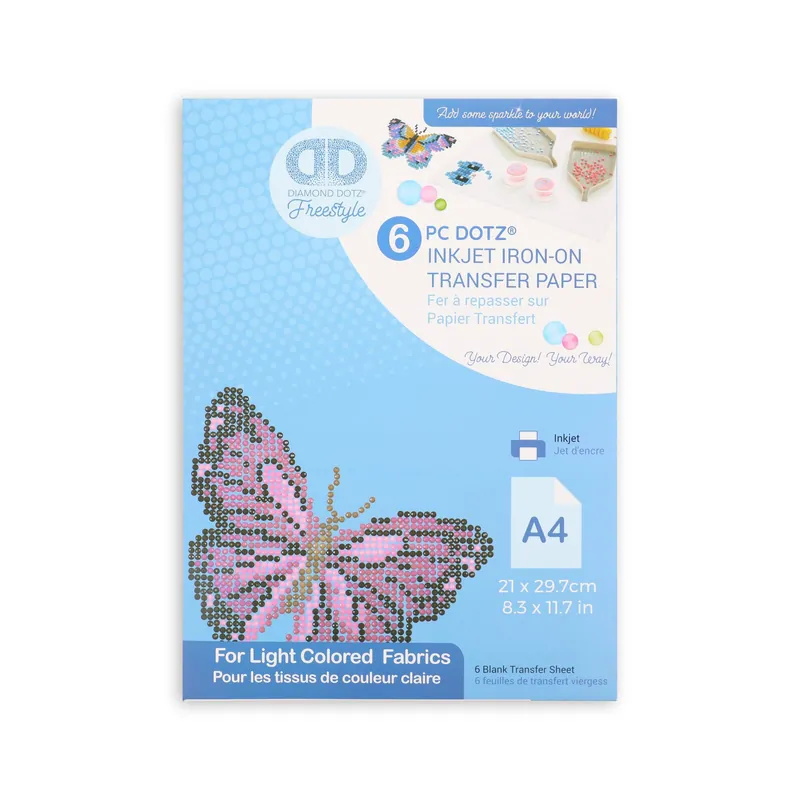 Diamond Dotz Inkjet Iron-On Transfer Paper A4 6 Pack Cheap